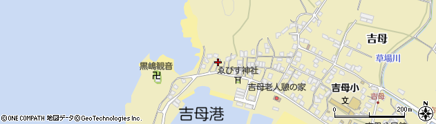 山口県下関市吉母447周辺の地図