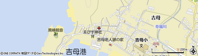 山口県下関市吉母415周辺の地図