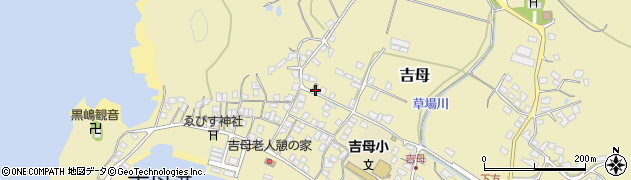 山口県下関市吉母522周辺の地図
