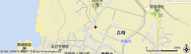 山口県下関市吉母523周辺の地図