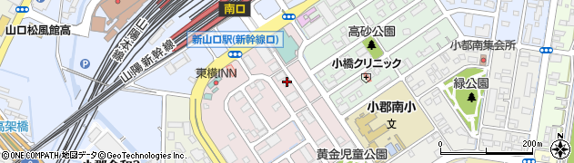 公文式新山口駅前教室周辺の地図