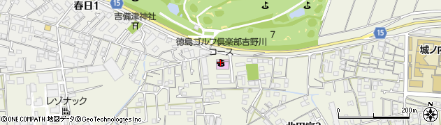 吉野川ゴルフ周辺の地図