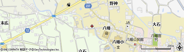 徳島県阿波市市場町大野島（新ノ池）周辺の地図