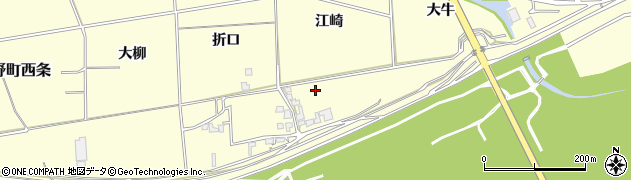 徳島県阿波市吉野町西条（江崎）周辺の地図