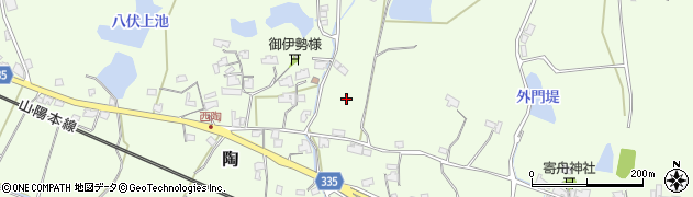 山口県山口市陶周辺の地図