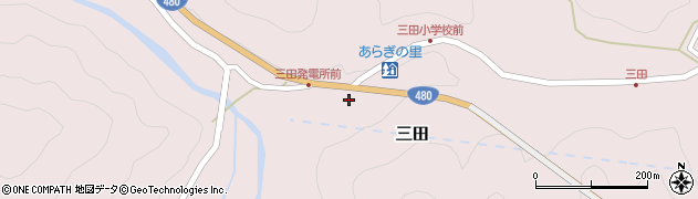和歌山県有田郡有田川町三田670周辺の地図