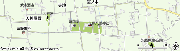 徳島県徳島市国府町芝原周辺の地図