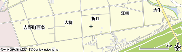 徳島県阿波市吉野町西条（亀田）周辺の地図