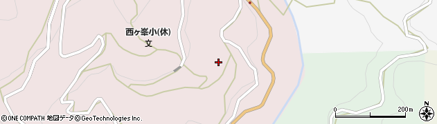 和歌山県有田郡有田川町西ケ峯102周辺の地図