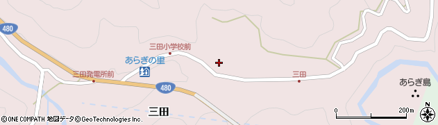 和歌山県有田郡有田川町三田650周辺の地図