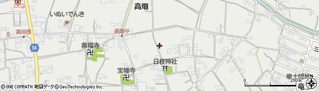徳島県石井町（名西郡）藍畑（高畑）周辺の地図