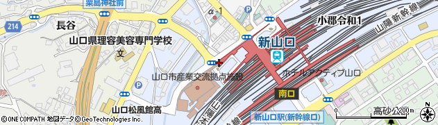 山口南警察署新山口駅前交番周辺の地図