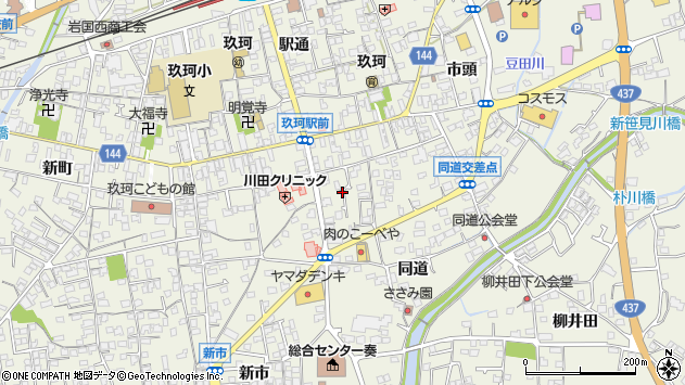 〒742-0325 山口県岩国市玖珂町本町の地図