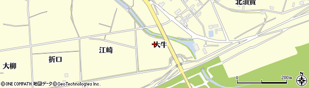徳島県阿波市吉野町西条（大牛）周辺の地図