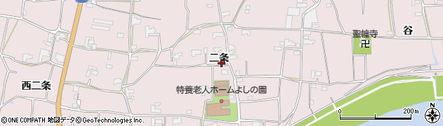 徳島県阿波市吉野町柿原二条156周辺の地図