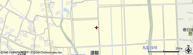 徳島県阿波市市場町大俣（清原）周辺の地図