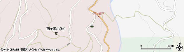 和歌山県有田郡有田川町西ケ峯469周辺の地図