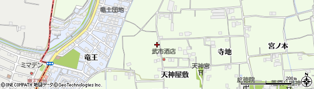 徳島県徳島市国府町芝原天神屋敷周辺の地図