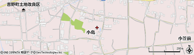 徳島県阿波市吉野町柿原小島186周辺の地図