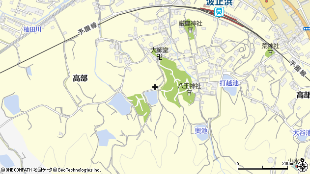 〒799-2113 愛媛県今治市高部の地図