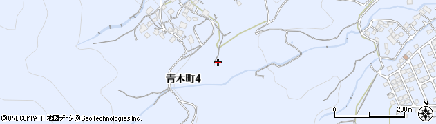 山口県岩国市青木町周辺の地図