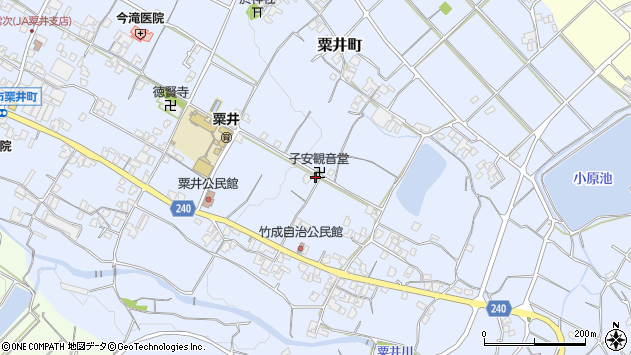 〒768-0052 香川県観音寺市粟井町の地図
