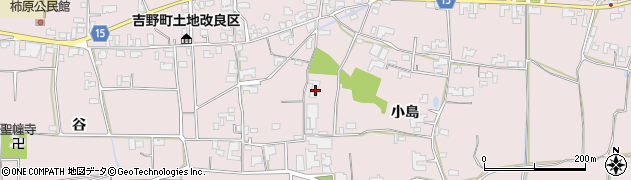 徳島県阿波市吉野町柿原小島161周辺の地図