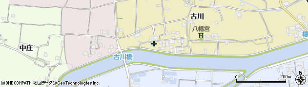 徳島県徳島市国府町東黒田古川118周辺の地図
