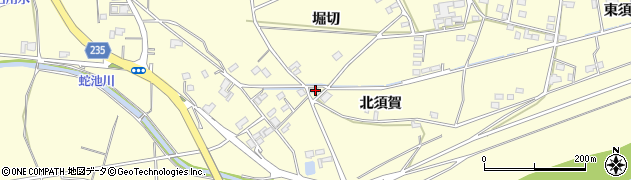 徳島県阿波市吉野町西条堀切11周辺の地図