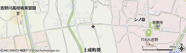 徳島県阿波市土成町郡423周辺の地図