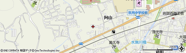 山口県岩国市玖珂町6188周辺の地図