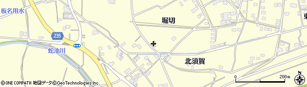 徳島県阿波市吉野町西条堀切124周辺の地図