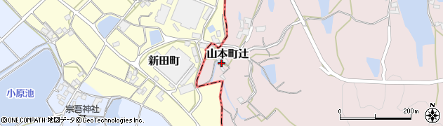 香川県三豊市山本町辻4756周辺の地図