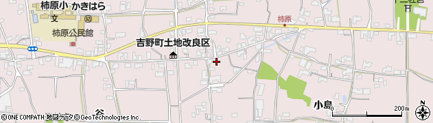 徳島県阿波市吉野町柿原小島257周辺の地図