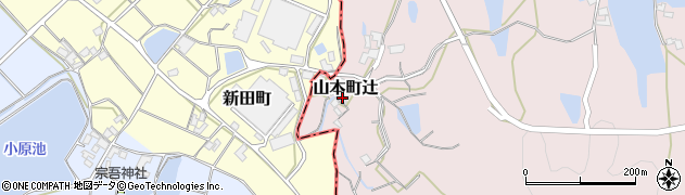香川県三豊市山本町辻4792周辺の地図