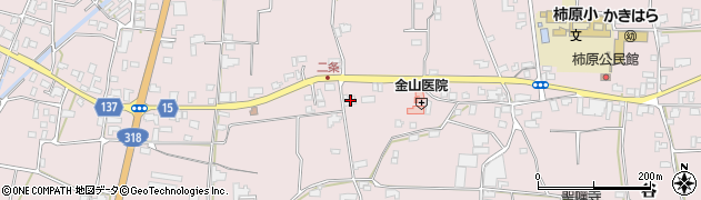 徳島県阿波市吉野町柿原二条23周辺の地図