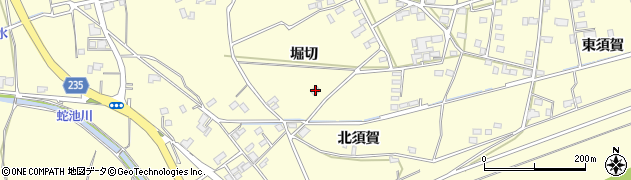 徳島県阿波市吉野町西条堀切13周辺の地図