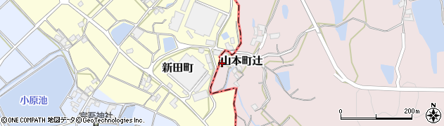 香川県三豊市山本町辻4750周辺の地図