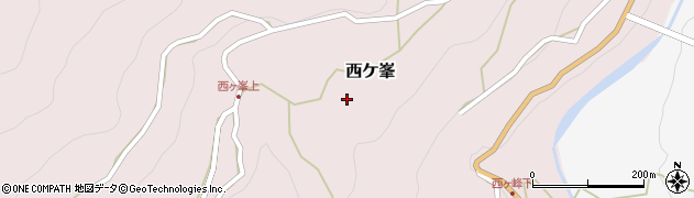 和歌山県有田郡有田川町西ケ峯1211周辺の地図
