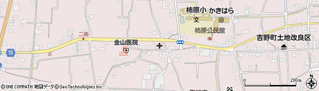 徳島県阿波市吉野町柿原北二条1周辺の地図