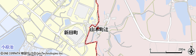 香川県三豊市山本町辻4743周辺の地図