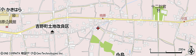 徳島県阿波市吉野町柿原小島241周辺の地図