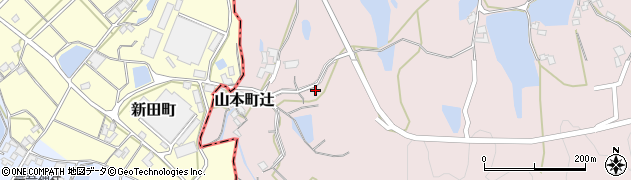 香川県三豊市山本町辻4820周辺の地図