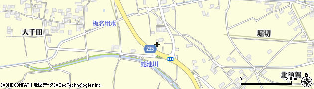 徳島県阿波市吉野町西条町口4周辺の地図
