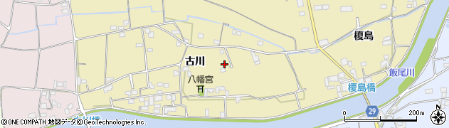 徳島県徳島市国府町東黒田古川55周辺の地図
