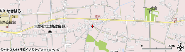 徳島県阿波市吉野町柿原小島239周辺の地図