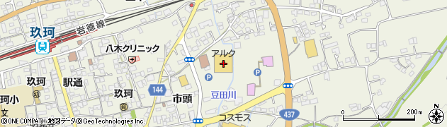 山口県岩国市玖珂町1014周辺の地図