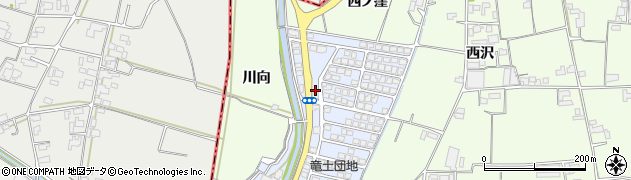 徳島県徳島市国府町竜王周辺の地図