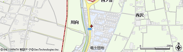 徳島県徳島市国府町（竜王）周辺の地図