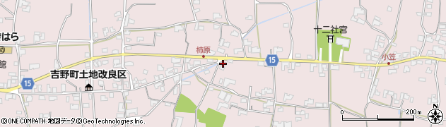 徳島県阿波市吉野町柿原小島234周辺の地図